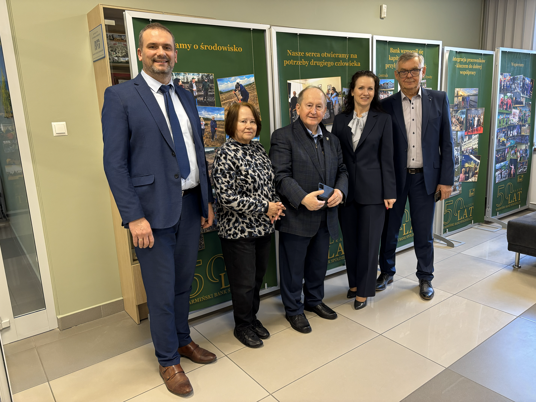 Zarząd Banku, Pan Joachim ZAwacki i Zaproszeni goście