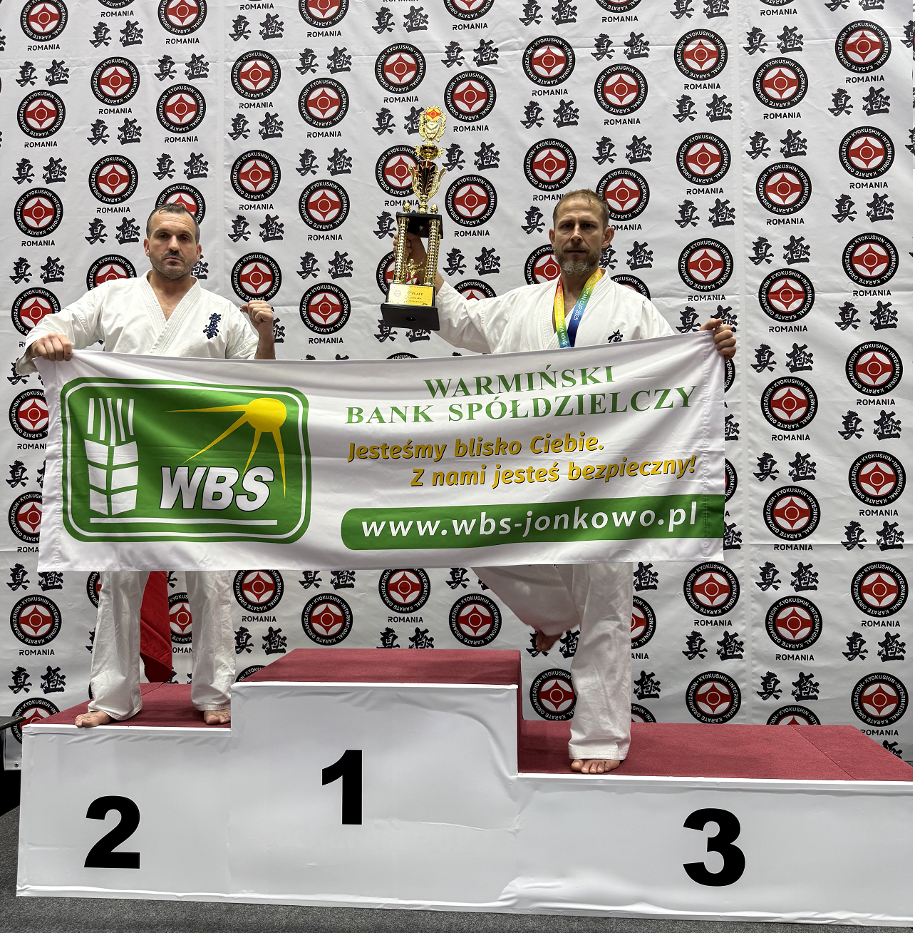 Marek Bembenek i Rafał Rogala na podium