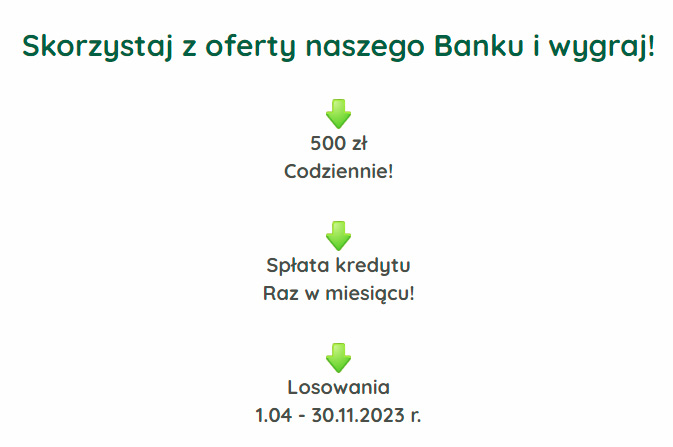 Loteria Spłacamy Twój Kredyt