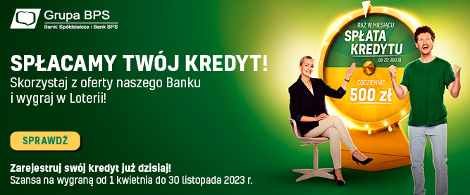 Baner Loteria Spłacamy twój kredyt