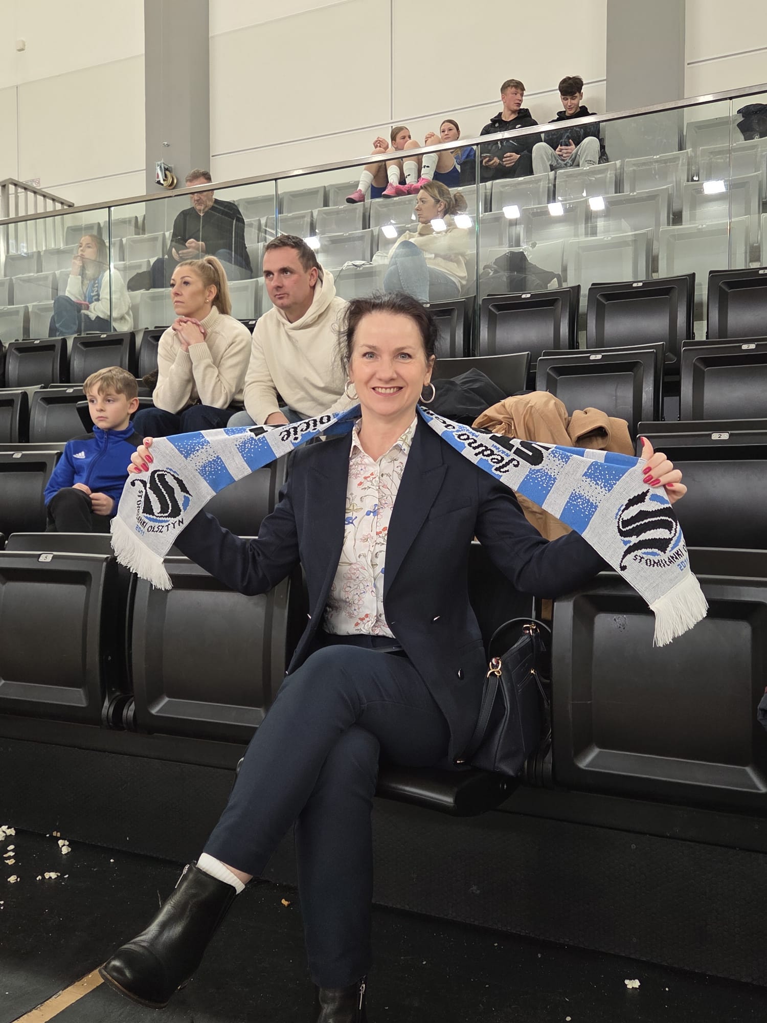 Prezes WBS na trybunach