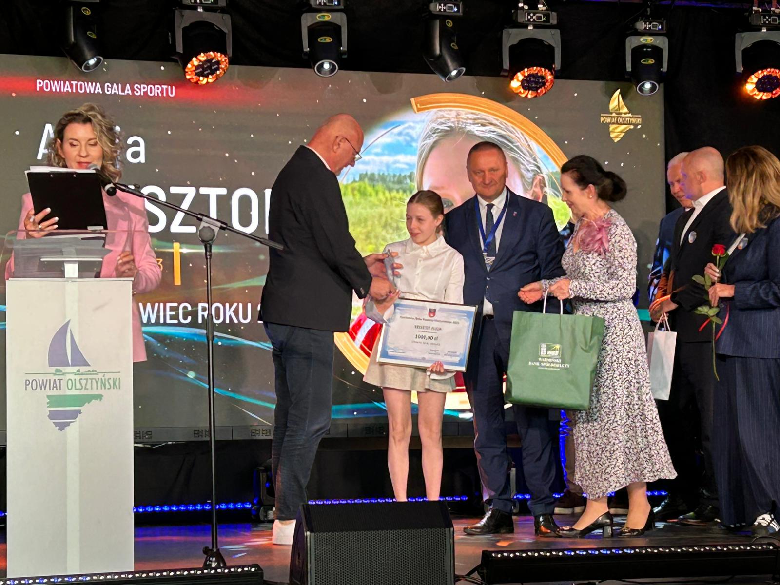 Zdjęcie poziome z Powiatowej Gali Sportu