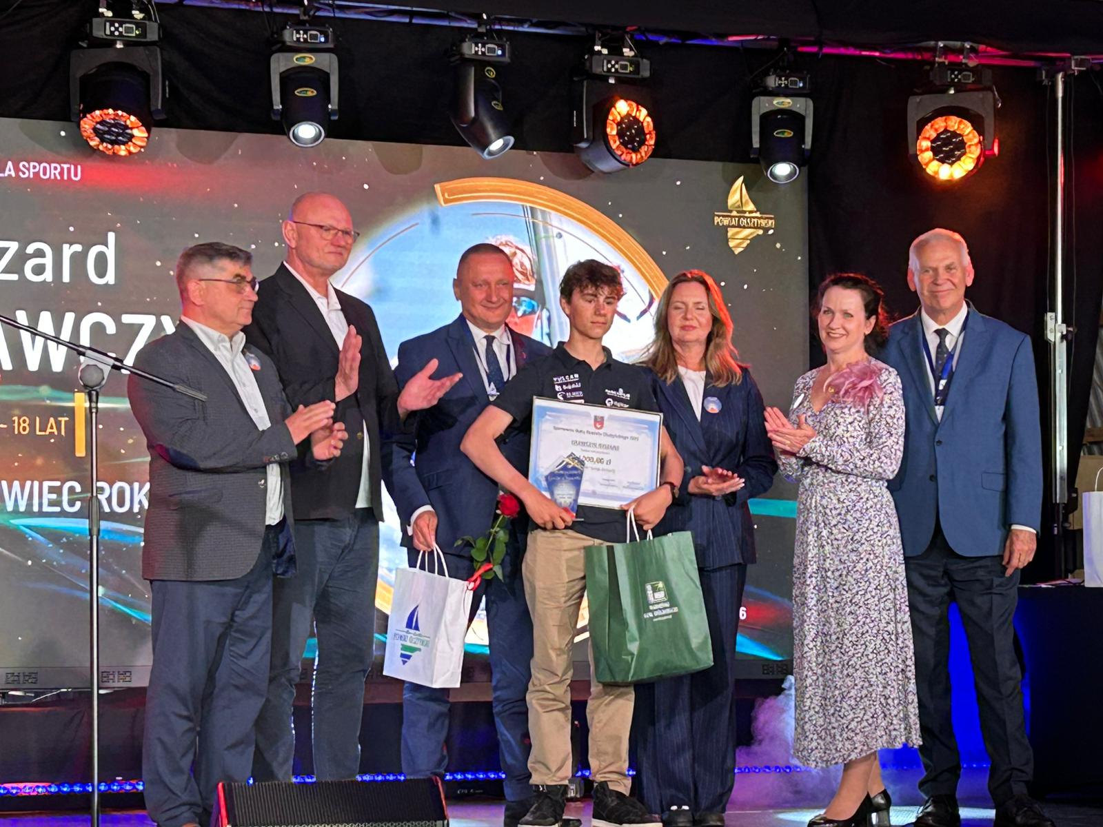 Zdjęcie poziome z Powiatowej Gali Sportu